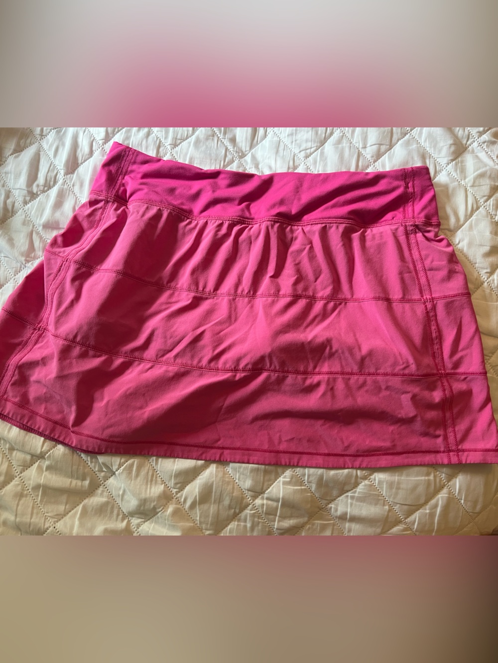 Lululemon Pace Rival Skirt Long Hot Pink - Picture 3 of 7